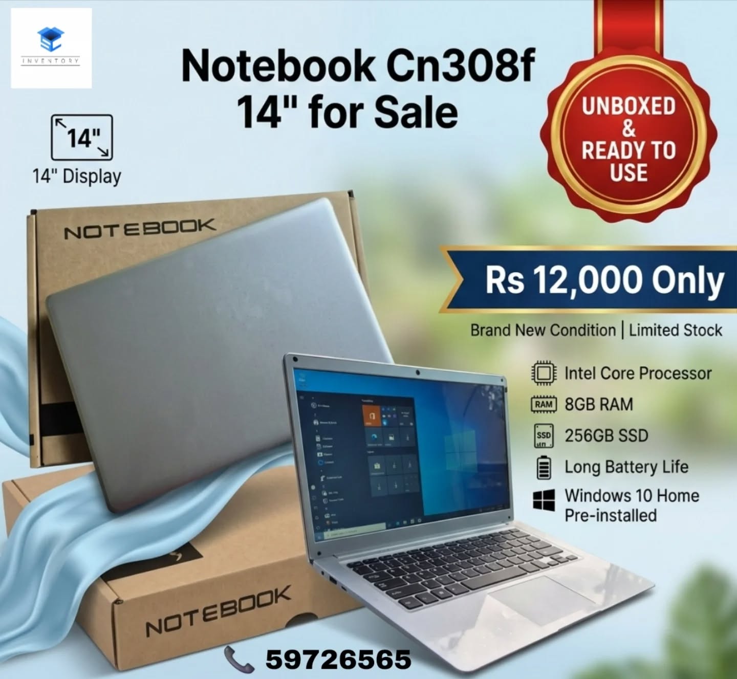 Notebook Laptop Cn308f